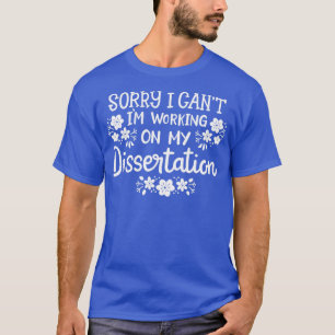 Camiseta Doctorado en tesis doctoral Ph