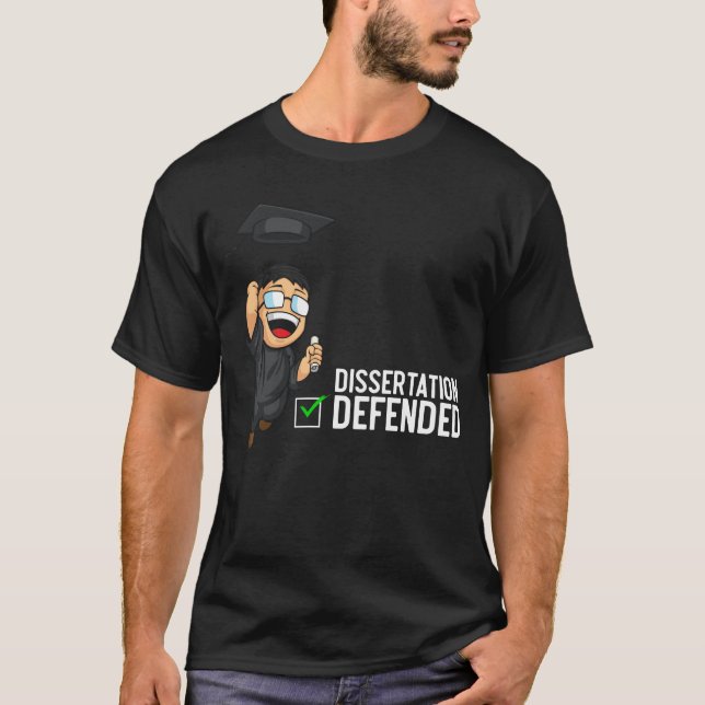 Camiseta Doctorado Graduación Defensa de la Disertación Doc (Anverso)