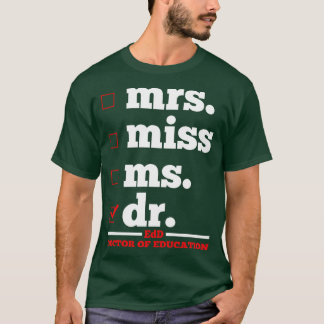 Camiseta Doctorado médica