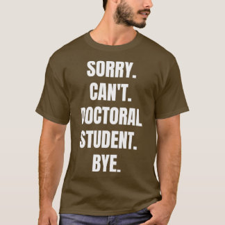 Camiseta Doctorado Médica de Filosofía, Funny Gi