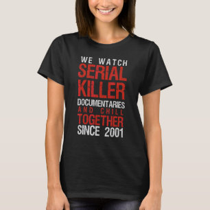 Camiseta Documentales de asesinos serie de la verdadera par