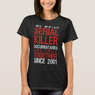 Camiseta Documentales de asesinos serie de la verdadera par