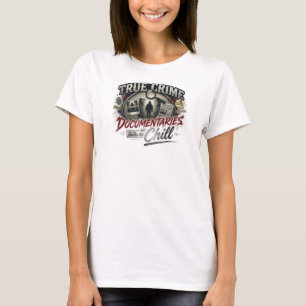 Camiseta DOCUMENTALES DE CRÍMENES REALES RETRO CHILL Arte d