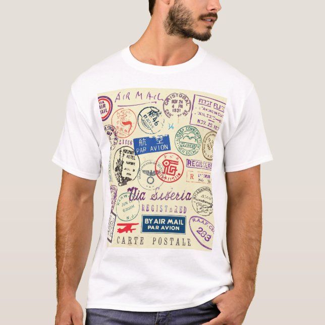 Camiseta Documento de época: Colección de conjunto de sello (Anverso)