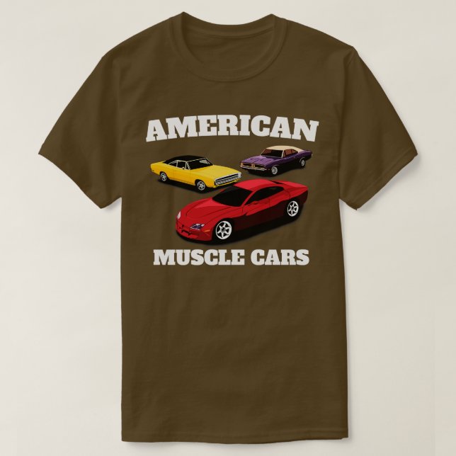 Camiseta Dodge American Muscle (Diseño del anverso)