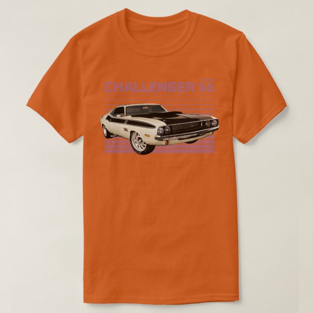 CAMISETA DODGE CHALLENGER 1 (Diseño del anverso)
