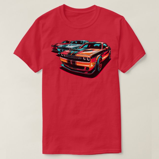 Camiseta Dodge Challenger 14 (Diseño del anverso)