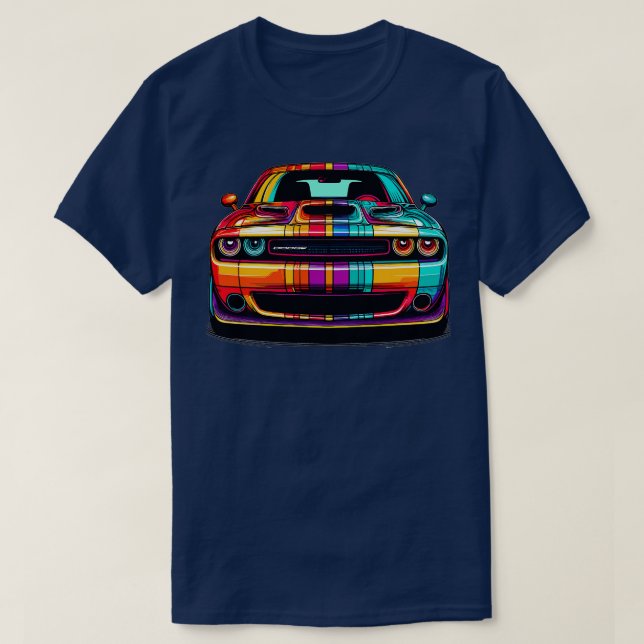 Camiseta Dodge Challenger 15 (Diseño del anverso)