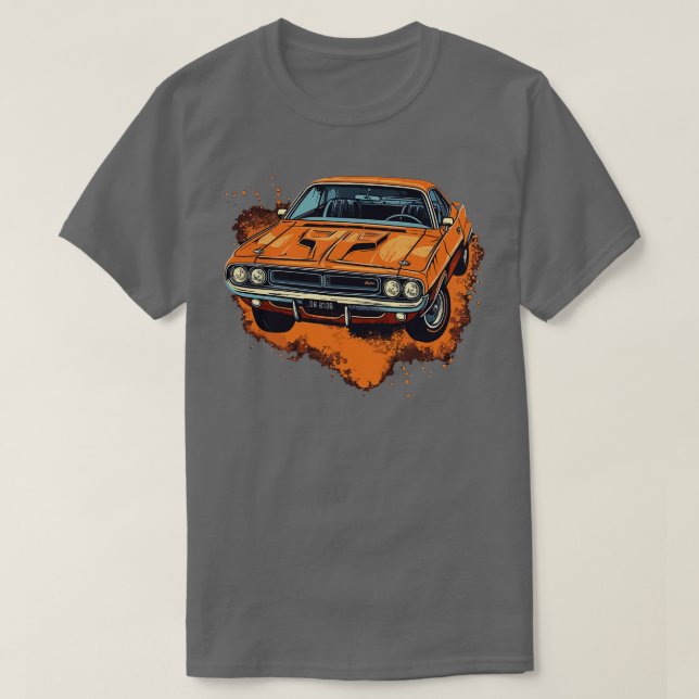 Camiseta Dodge Challenger 3 (Diseño del anverso)