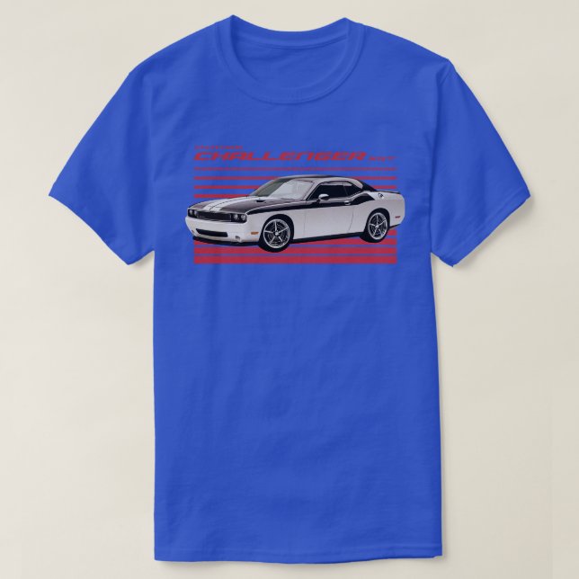 CAMISETA DODGE CHALLENGER 3 (Diseño del anverso)