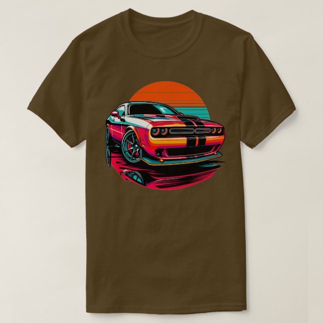 Camiseta Dodge Challenger 4 (Diseño del anverso)