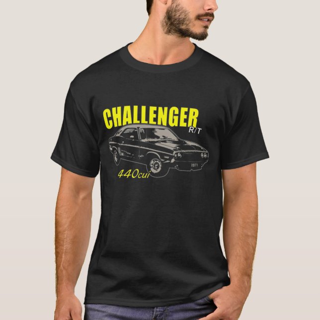 Camiseta Dodge Challenger - Mopar (Anverso)