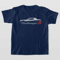 Camiseta Dodge Challenger Muscle Car Bandera Ameri