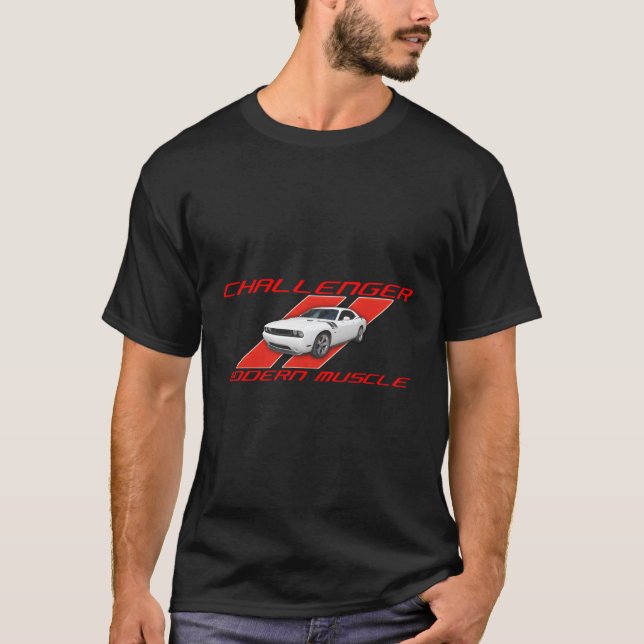 Camiseta Dodge Challenger Rt Músculo Moderno (Anverso)