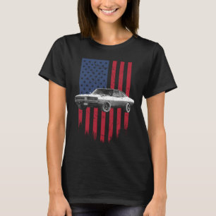 Camiseta dodge charger bandera americana