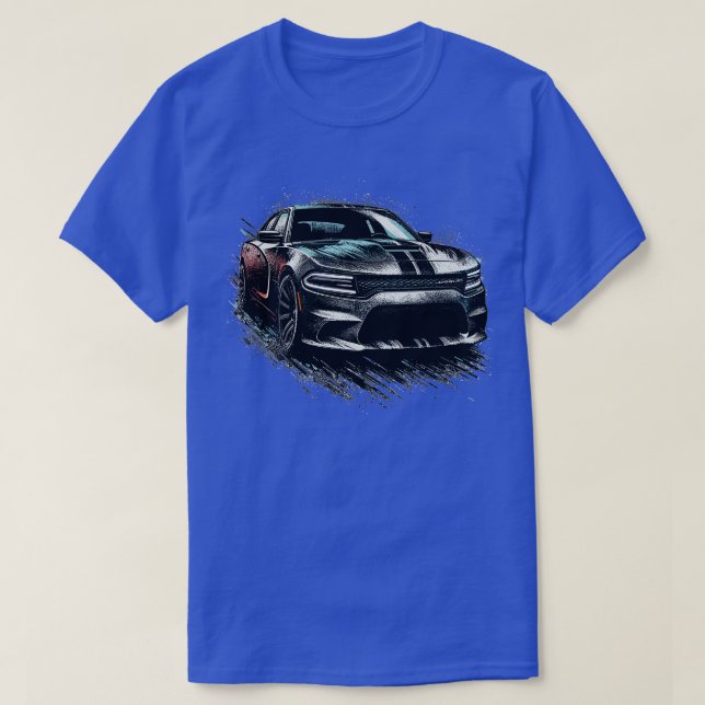 Camiseta Dodge Charger TShirt (Diseño del anverso)