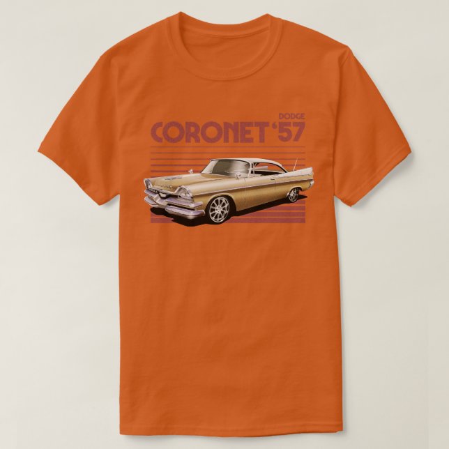 CAMISETA DODGE CORONET (Diseño del anverso)