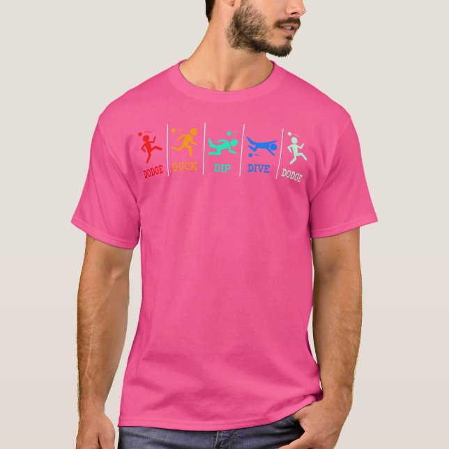 Camiseta Dodge Duck Dip Dive Dodge Dodgeball For Men (Anverso)
