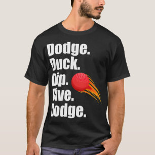 Camiseta Dodge Duck Dip Dive Dodge Funny Dodgeball labrador