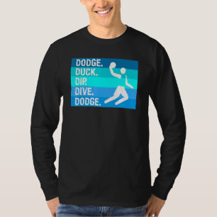 Camiseta Dodge Duck Dip Dodge Para Un Jugador De Béisbol