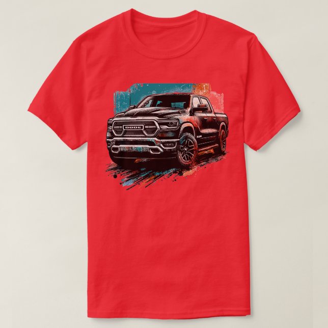 Camiseta Dodge Ram 1500 18 (Diseño del anverso)