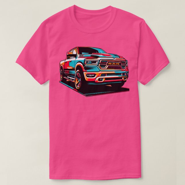 Camiseta Dodge Ram 1500 6 (Diseño del anverso)