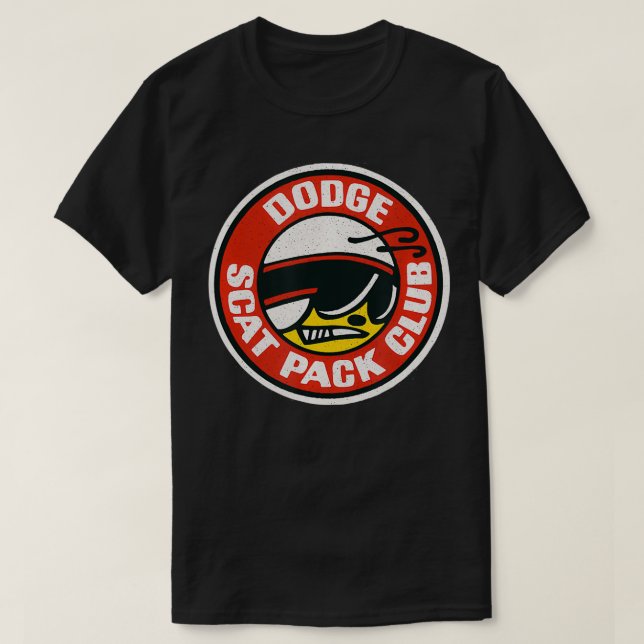 Camiseta Dodge Scat Pack Club (Diseño del anverso)