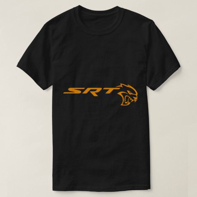 Camiseta Dodge SRT Hellcat Orange  (Diseño del anverso)