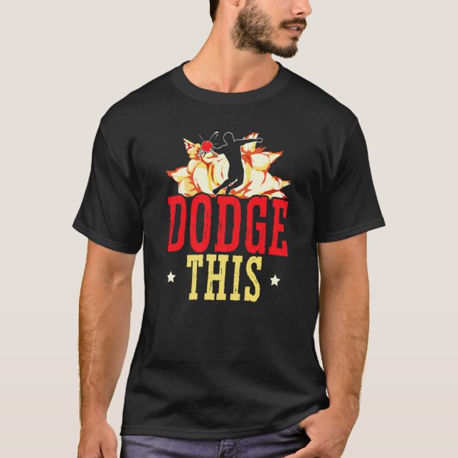 Camiseta Dodge This Dodgeballer Dodgeball Player Sport (Anverso)