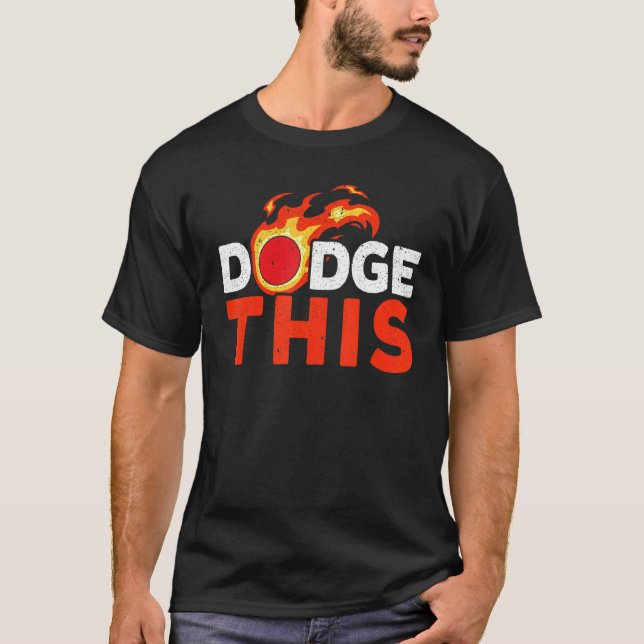 Camiseta Dodge This Dodgeballer Dodgeball Player Sport (Anverso)