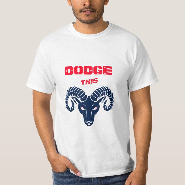 Camiseta Dodge This Ram Aries Patriotic Blue Pearl (Anverso)