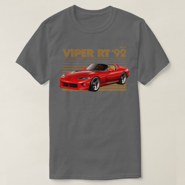 CAMISETA DODGE VIPER (Diseño del anverso)
