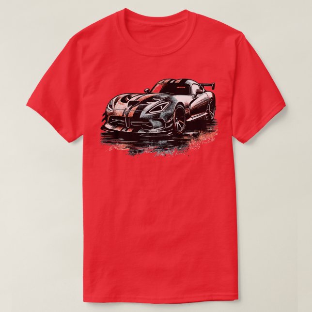 Camiseta Dodge viper 22 (Diseño del anverso)