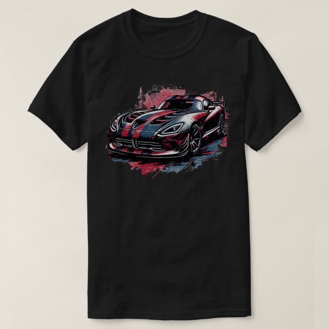 Camiseta Dodge viper 25 (Diseño del anverso)