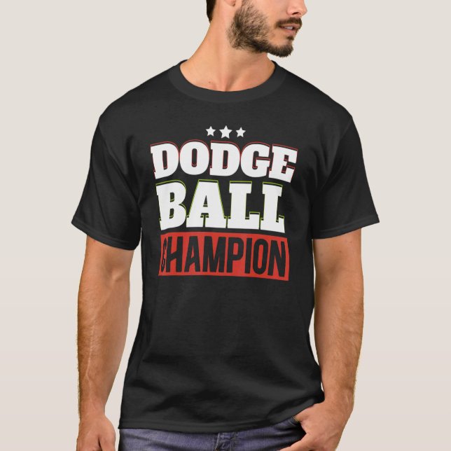 Camiseta Dodgeball Champion Dodgeballer Sport Dodgeball P (Anverso)