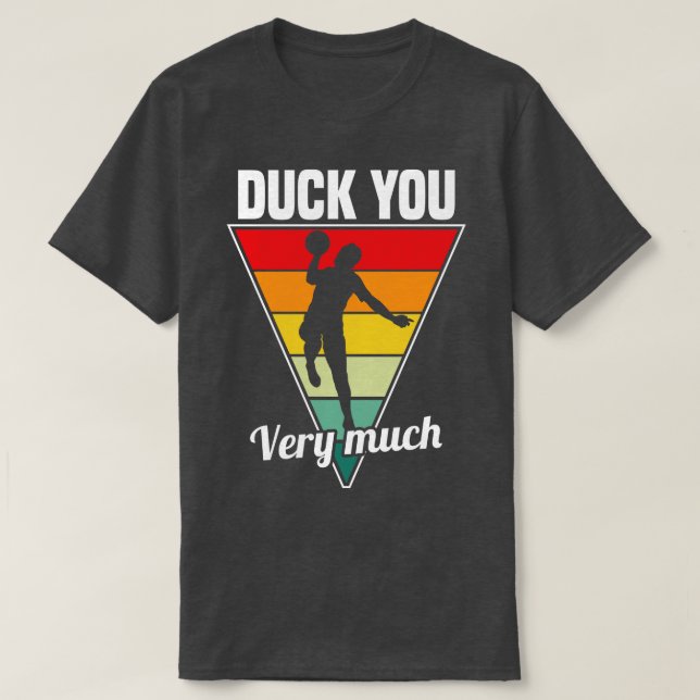 Camiseta Dodgeball Duck Ti Mucho (Diseño del anverso)