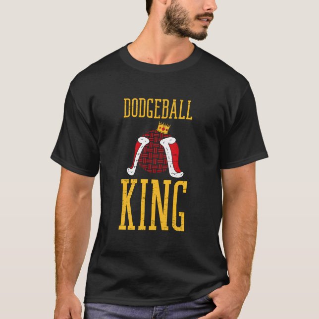 Camiseta Dodgeball King Throw Ball Target Sport (Anverso)