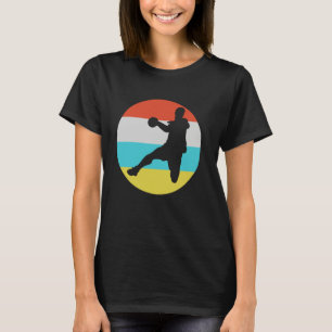 Camiseta Dodgeball Retro Antiguo Deportes Mano Balón Dodgeb
