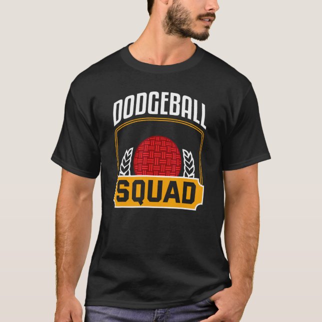 Camiseta Dodgeball Squad Shirt Funny Dodgeball Team Dodgeba (Anverso)
