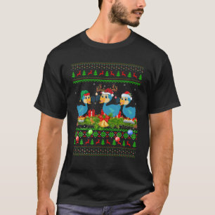 Camiseta Dodo Bird Lover Xmas iluminando a Santa Ugly Dodo 