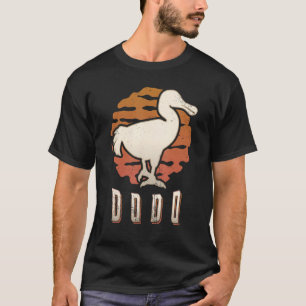 Camiseta Dodo Bird Vintage Retro Classic Animal Sunset