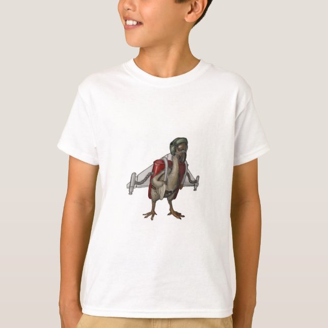 Camiseta Dodo del jet de los niños (Anverso)