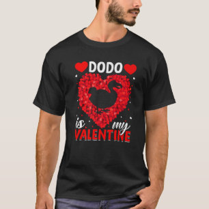 Camiseta Dodo Es Mi Valentine Love Hearts Dodo Bird Valenti