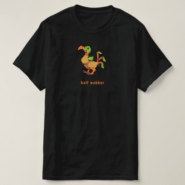 Camiseta Dodo half wakker (Diseño del anverso)