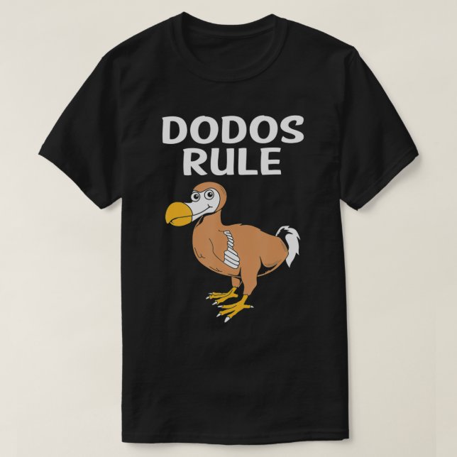 Camiseta Dodos Rule Funny Dodo Bird  (Diseño del anverso)