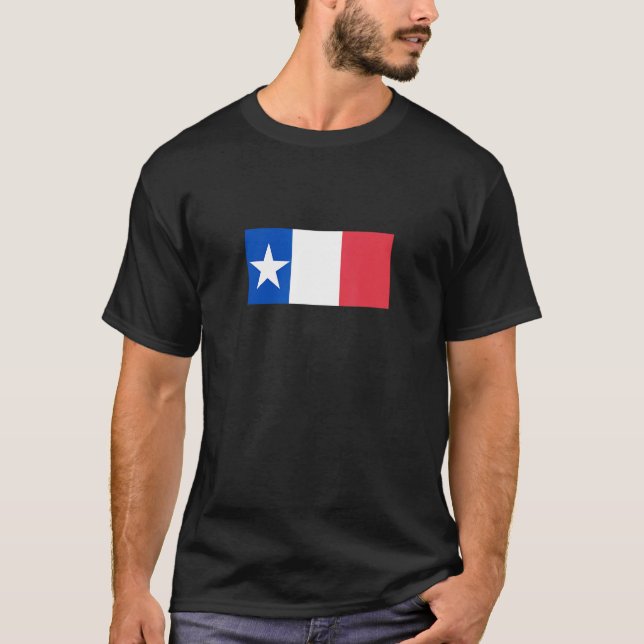 Camiseta Dodson Flag  Texas Republic Flag Alamo (Anverso)