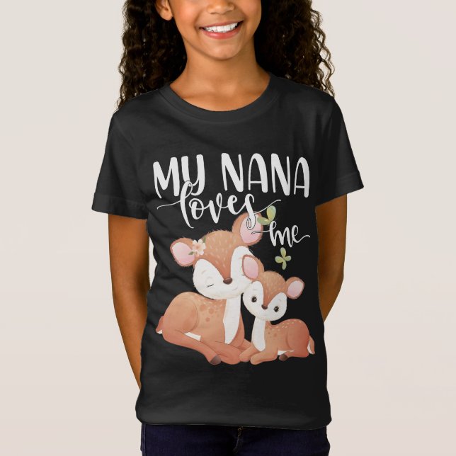 Camiseta Doe and Fawn Mi Nana me ama (Anverso)