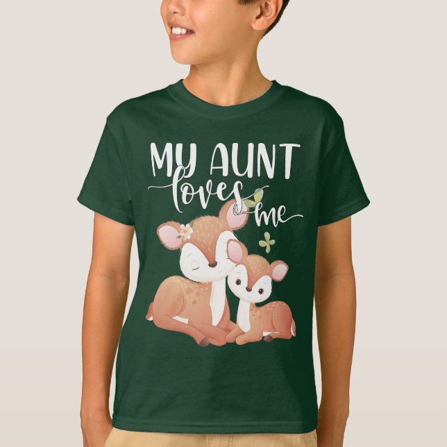Camiseta Doe and Fawn mi tía me ama (Anverso)
