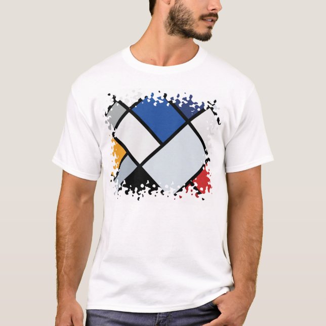 Camiseta Doesburg - Contra-Composición de Disonancias (Anverso)