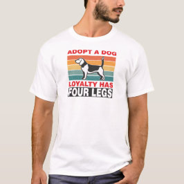 Camiseta Dog Adoption T-Shirt – Rescue Dog Lover Gift